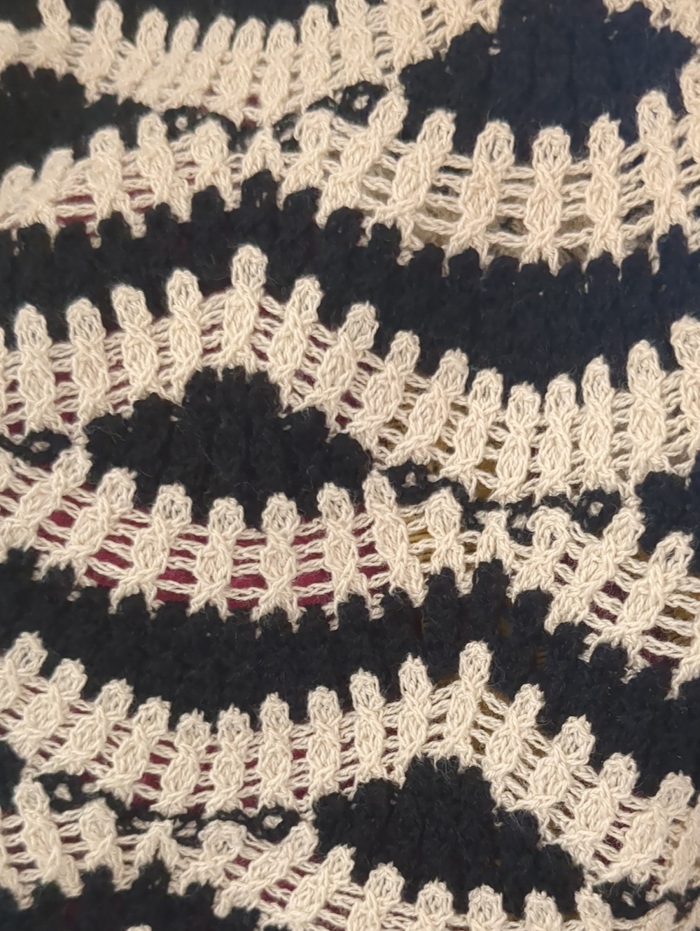 Loft Cotton Crochet Halter Top Black/Tan Size Small NWOT - Picture 8 of 9